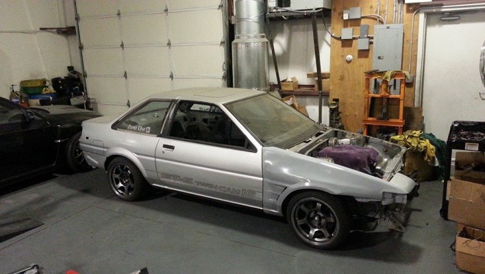 Origin fenders fitted to the AE86 – BK Industries